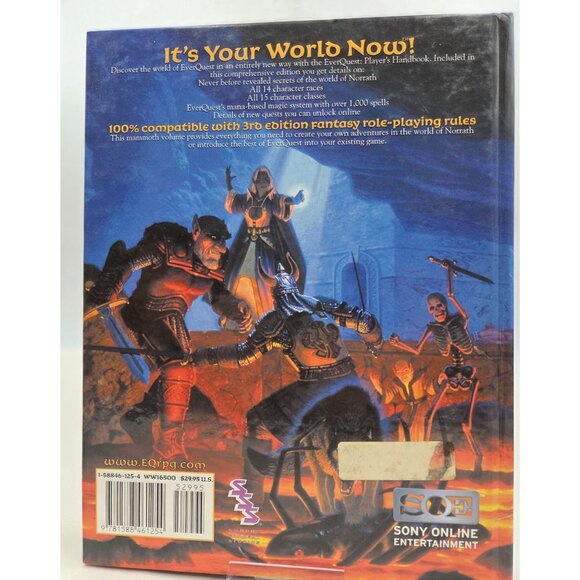 EverQuest Role-Playing Game Players Handbook Sword & Sorcery Hardcover 2002 VG - Picture 4 of 14